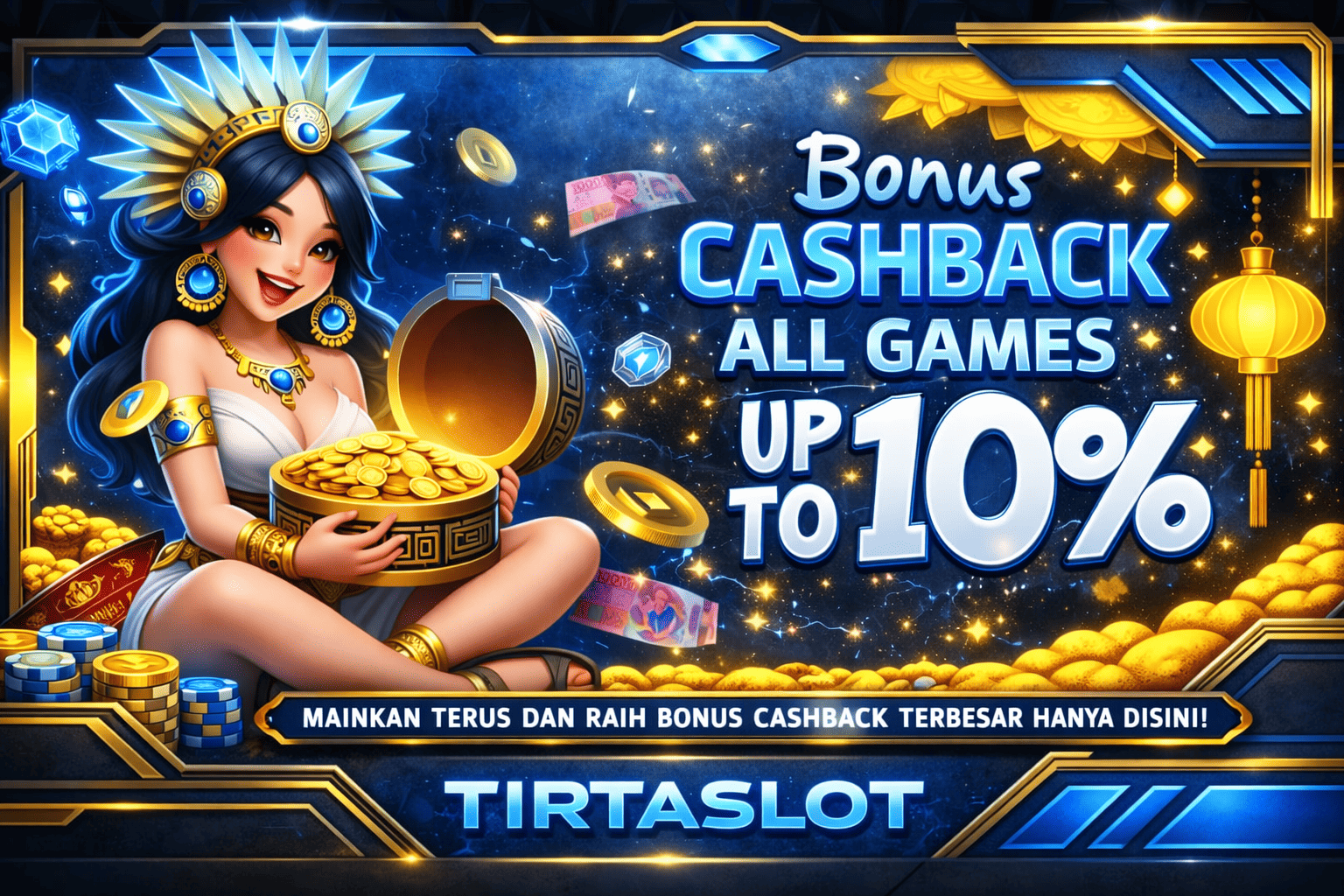 BONUS CASHBACK ALL GAMES 10%